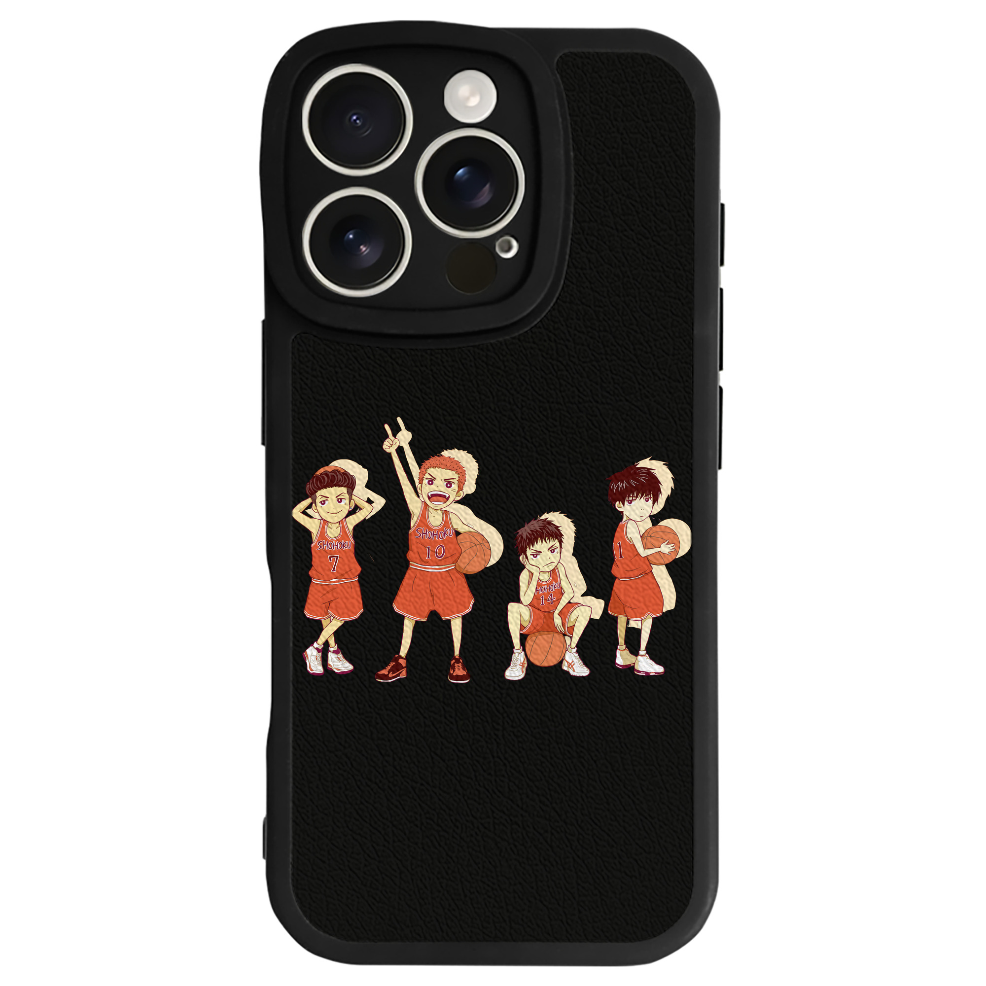 （画像用） SLAM DUNK／スラムダンク 【iPhone 16シリーズ対応】シリコンスマホケース（レザー調） 材質：シリコン